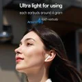 Безжични слушалки – Yesido Wireless Earbuds (TWS35) – Микрофон, Bluetooth 5.3, полу-в ухо дизайн, 250mAh – Бели