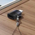 OTG адаптер – Yesido GS30 – Micro-USB → Lightning, 480Mbps, алуминий, 12W – Сив