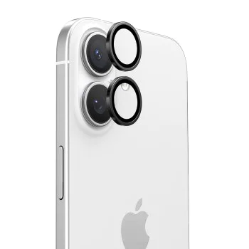 Протектор - Камера за iPhone 17 - Torras - Протектор за камера Lensguard - Черен
