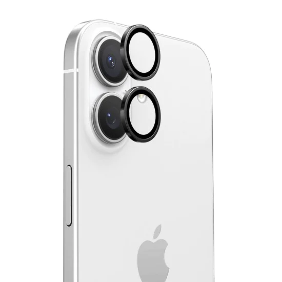 Протектор - Камера за iPhone 17 - Torras - Протектор за камера Lensguard - Черен