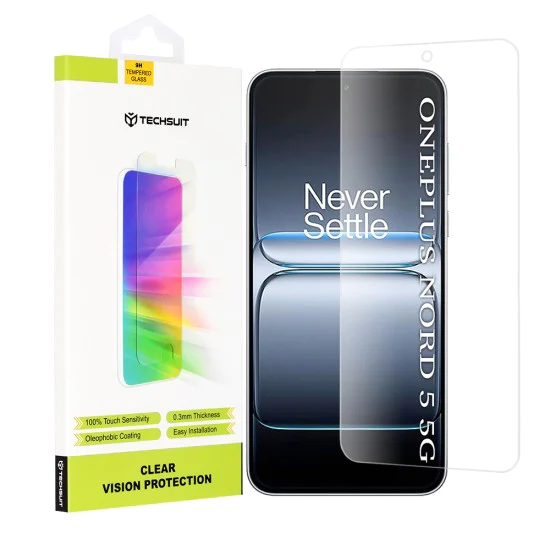Стъклен протектор – Techsuit Clear Vision Glass – OnePlus Nord 5 – Прозрачен