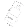 Адаптер – Yesido GS38 – Lightning → TF карта, 480Mbps, 4K, LED индикатор – Сив