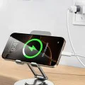 OTG адаптер – Yesido GS31 – Type-C → USB, QC18W, алуминий, Plug&Play – Сив