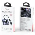 Адаптер за безжичен CarPlay – Yesido Wireless CarPlay Adapter (KM23) – USB → Type-C, Bluetooth V5.0, 1080P – Сив