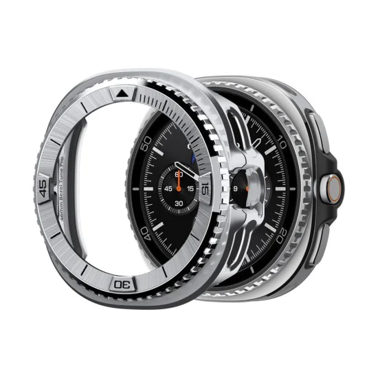 Безел Spigen Tune Pro Pilot – Samsung Galaxy Watch8 Classic – Сребрист