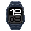 Калъф за Apple Watch 10 / Watch 11 42mm – Spigen Rugged Armor Pro V2 – Тъмносин