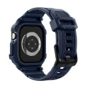 Калъф за Apple Watch 10 / Watch 11 42mm – Spigen Rugged Armor Pro V2 – Тъмносин