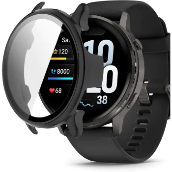 Калъф + протектор – Techsuit Defense360 Pro – Garmin Venu 4 45mm – Черен