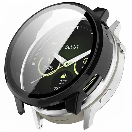 Калъф + протектор – Techsuit Defense360 Pro – Garmin Venu 4 45mm – Черен