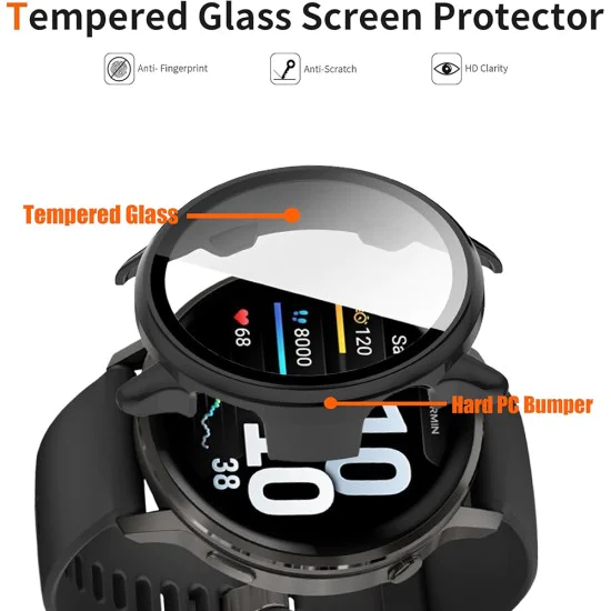 Калъф + протектор – Techsuit Defense360 Pro – Garmin Venu 4 41mm – Бежов