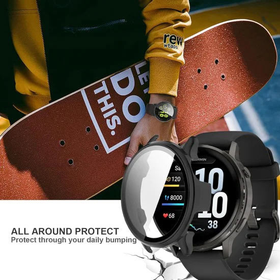 Калъф + протектор – Techsuit Defense360 Pro – Garmin Venu 4 41mm – Бежов