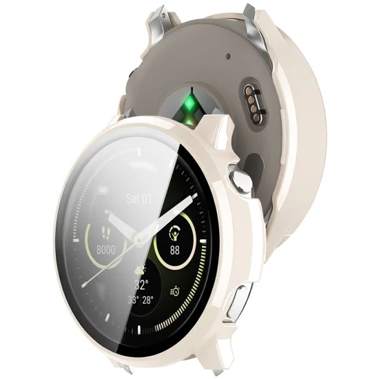 Калъф + протектор – Techsuit Defense360 Pro – Garmin Venu 4 41mm – Бежов
