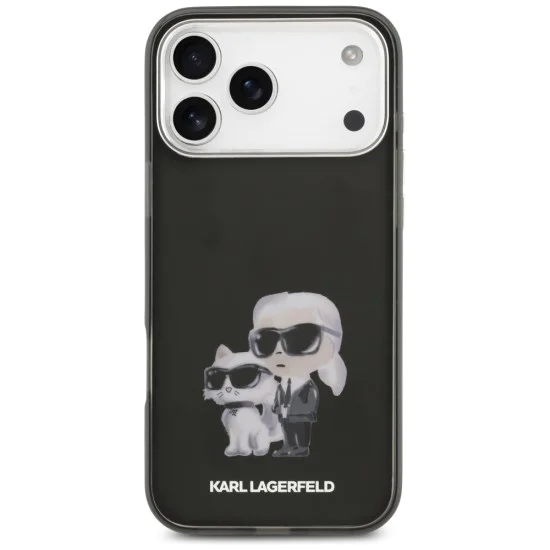 Калъф за iPhone 17 Pro – с MagSafe – Karl Lagerfeld (KLHMP17LHMKCAQOK) IML Aquarelle – Karl & Choupette