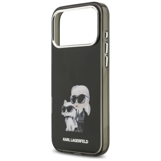 Калъф за iPhone 17 Pro – с MagSafe – Karl Lagerfeld (KLHMP17LHMKCAQOK) IML Aquarelle – Karl & Choupette