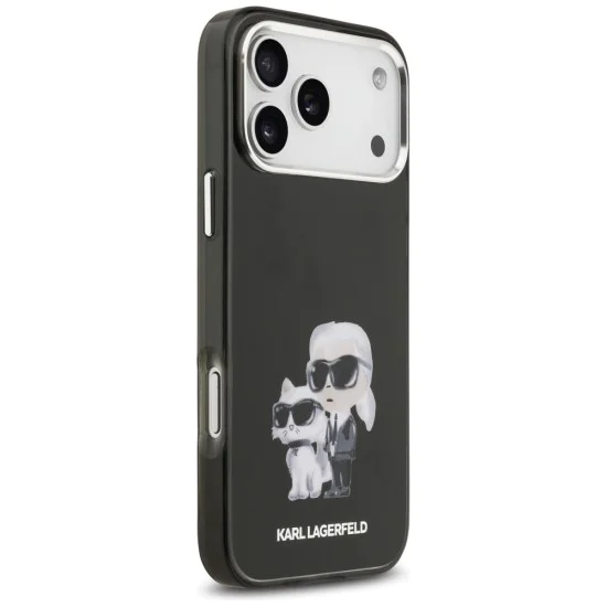 Калъф за iPhone 17 Pro – с MagSafe – Karl Lagerfeld (KLHMP17LHMKCAQOK) IML Aquarelle – Karl & Choupette