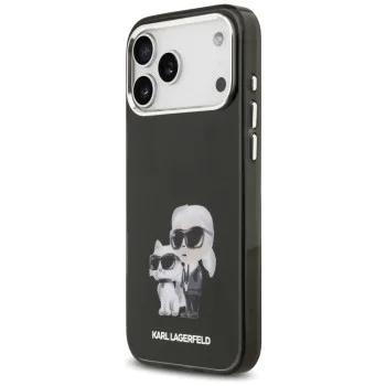 Калъф за iPhone 17 Pro – с MagSafe – Karl Lagerfeld (KLHMP17LHMKCAQOK) IML Aquarelle – Karl & Choupette
