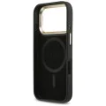 Калъф за iPhone 17 Pro Max – с MagSafe – Guess (GUHMP17XPCS4GPTK) Hardcase 4G Triangle Logo с поставка за камера – Черен