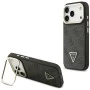 Калъф за iPhone 17 Pro Max – с MagSafe – Guess (GUHMP17XPCS4GPTK) Hardcase 4G Triangle Logo с поставка за камера – Черен