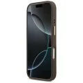Калъф за iPhone 17 Pro – с MagSafe – Guess (GUHMP17LPCS4GPTW) Hardcase 4G Triangle Logo с поставка за камера – Кафяв
