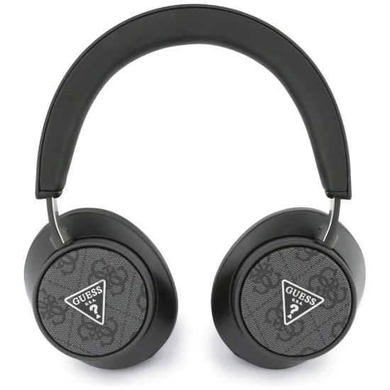 Безжични слушалки – Guess (GUBHC15PMRTRK) 4G Triangle Logo – Bluetooth 5.4, IPX4, ENC, Over-ear – Черен