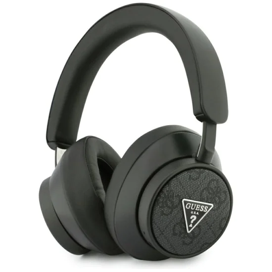 Безжични слушалки – Guess (GUBHC15PMRTRK) 4G Triangle Logo – Bluetooth 5.4, IPX4, ENC, Over-ear – Черен
