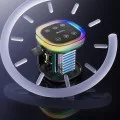 Безжична колонка – Yesido Wireless Speaker (YSW25) – Bluetooth 5.3, RGB, IP67, дръжка, TF/AUX/USB/Type-C, 1800mAh – Черна