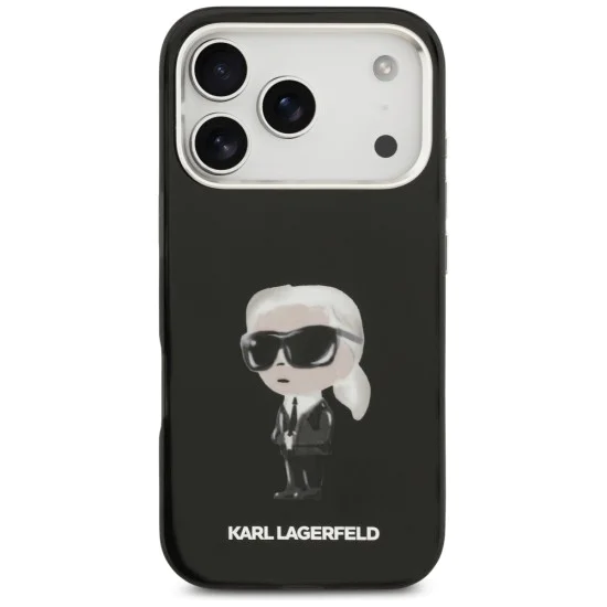 Калъф за iPhone 17 Pro – с MagSafe – Karl Lagerfeld (KLHMP17LHMKIAQOK) IML Aquarelle – Karl Ikonik