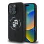 Калъф за iPhone 16 Pro Max - Karl Lagerfeld Silicone KC Body Ring MagSafe - Черен