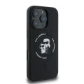 Калъф за iPhone 16 Pro Max - Karl Lagerfeld Silicone KC Body Ring MagSafe - Черен