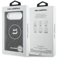 Калъф за iPhone 17 Air - Karl Lagerfeld IML Choupette Head Logo MagSafe - Черен