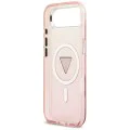 Калъф за iPhone 17 Air – с MagSafe – Guess (GUHMP17MHGTMLCGP) IML Gradient Triangle Logo – Розов
