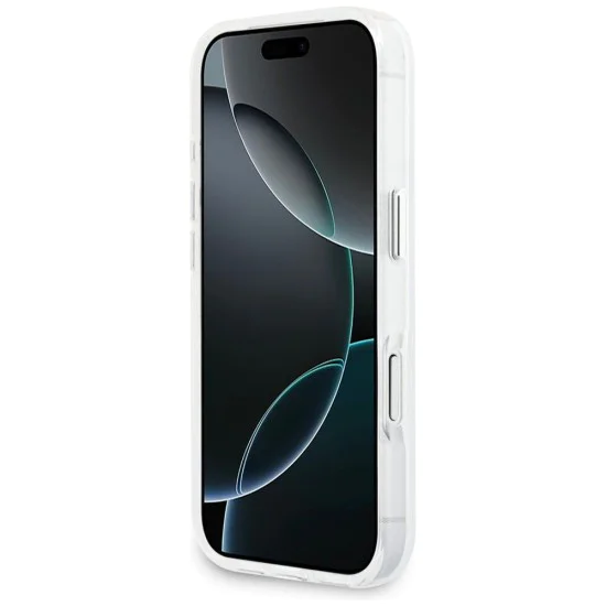 Калъф за iPhone 17 Pro – с MagSafe – Guess (GUHMP17LHGTMLCGT) IML Gradient Triangle Logo – Прозрачен