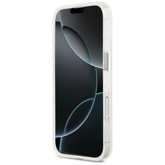 Калъф за iPhone 17 – с MagSafe – Guess (GUHMP17SHGTMLCGT) IML Gradient Triangle Logo – Прозрачен