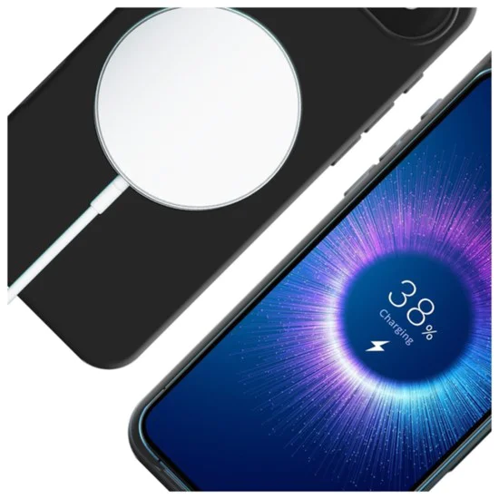 Калъф за iPhone 17 Air - 3mk - Hardy MagSilicone - Графит Сив
