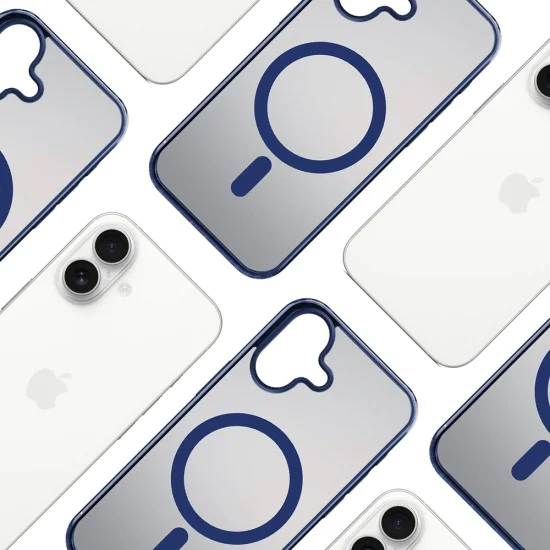 Калъф за iPhone 17 Air - 3mk - Frosty MagCase - Син