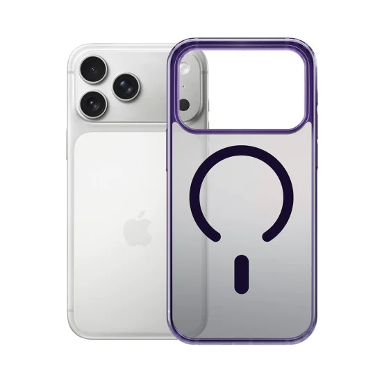 Калъф за iPhone 17 Pro Max - 3mk - Frosty MagCase - Лилав