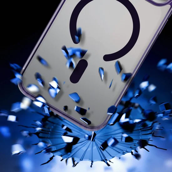 Калъф за iPhone 17 Pro Max - 3mk - Frosty MagCase - Лилав