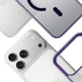 Калъф за iPhone 17 Pro Max - 3mk - Frosty MagCase - Лилав