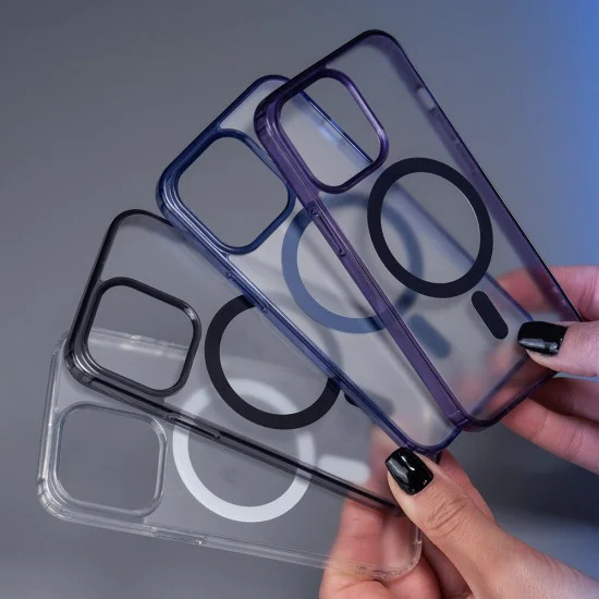 Калъф за iPhone 15 - 3mk - Frosty MagCase - Черен
