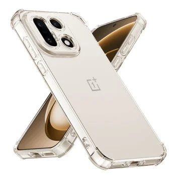Калъф – Удароустойчив прозрачен – Techsuit Shockproof Clear Silicone – OnePlus 15 – Прозрачен
