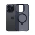 Калъф за iPhone 16 Pro Max - 3mk - Smoke Case Mag&Stand - Черен