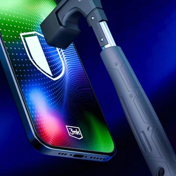 Протектор за iPhone 17 Air - 3mk - Hardy Ultra Glass - Черен