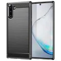 Калъф за Samsung Galaxy Note 10 4G / Note 10 5G - Carbon Silicone - Techsuit - Черен