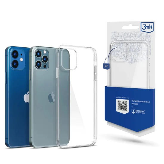 Калъф за iPhone 12 / iPhone 12 Pro - 3mk - Прозрачен Case - Прозрачен