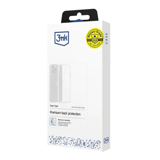Калъф за iPhone 12 / iPhone 12 Pro - 3mk - Прозрачен Case - Прозрачен