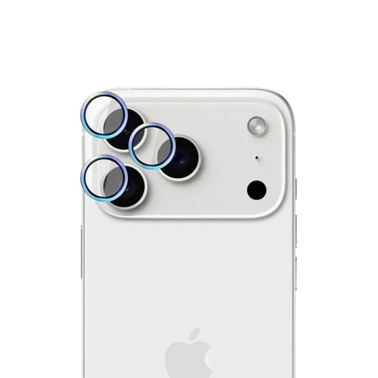 Протектор - Камера за iPhone 17 Air - 3mk - Hardy Lens Protection Pro - Rainbow