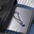 Докинг станция 4в1 – Yesido HB18 – USB → 1× USB3.0, 3× USB2.0, Plug&Play, 5Gbps, алуминий – Сива