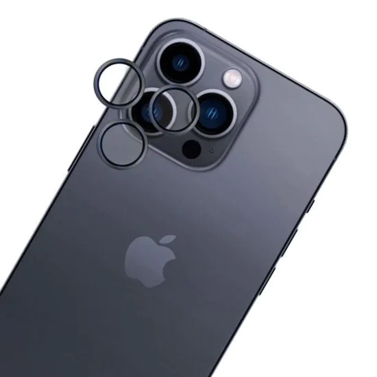 Протектор - Камера за iPhone 16 Pro Max / iPhone 16 Pro - 3mk - Hardy Lens Protection Pro - Черен