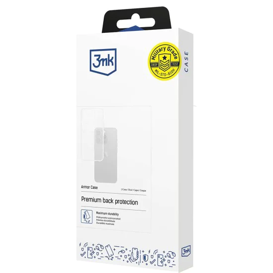 Калъф за iPhone 14 - 3mk - Armor Case - Прозрачен