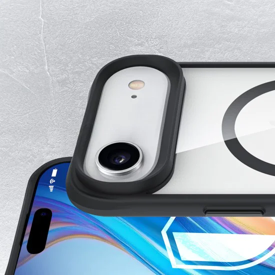 Калъф за iPhone 17 Air - 3mk - Satin Armor MagCase - Черен